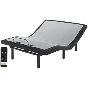 ashley head foot model better adjustable bed with usb ports in black