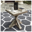 Signature Design by Ashley Beachcroft Square Patio End Table in Beige