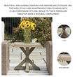 Signature Design by Ashley Beachcroft Square Patio End Table in Beige