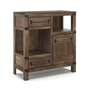 Signature Design by Ashley Roybeck Accent Cabinet in Light Brown and Bronze