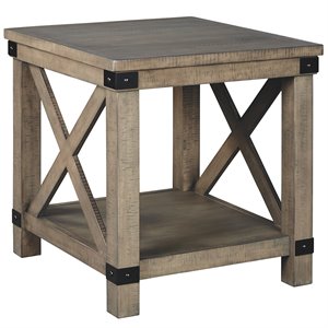 ashley furniture aldwin end table in gray