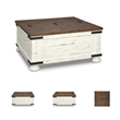 Signature Design by Ashley Wystfield Storage Coffee Table in Vintage White
