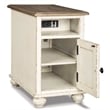 Signature Design by Ashley Realyn Storage End Table with USB Ports in White