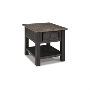 Signature Design by Ashley Tyler Creek 1 Drawer End Table in Grayish Brown