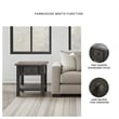 Signature Design by Ashley Tyler Creek 1 Drawer End Table in Grayish Brown