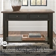 Signature Design by Ashley Tyler Creek 2 Drawer Console Table in Grayish Brown