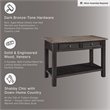 Signature Design by Ashley Tyler Creek 2 Drawer Console Table in Grayish Brown