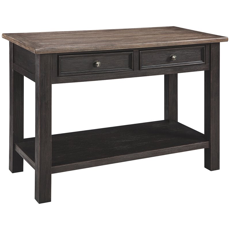 Ashley Furniture Tyler Creek 2 Drawer Console Table in Grayish Brown