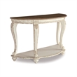 Signature Design by Ashley Realyn Console Table in Chipped White and Brown