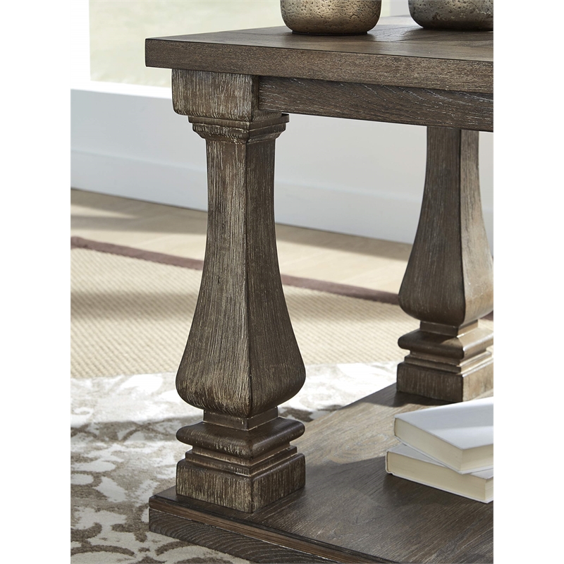Signature Design by Ashley Johnelle End Table in Gray