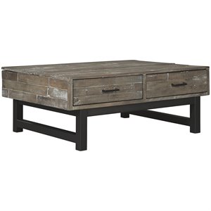 ashley furniture mondoro lift top coffee table in grayish brown