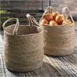 Ashley Brayton 2 Piece Basket Set in Natural