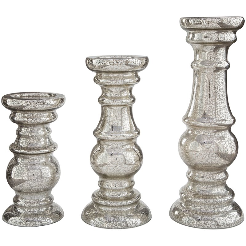 silver candle holders for sale