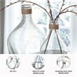 Ashley Furniture Marcin 2 Piece Glass and Rope Vase Set in Clear