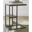 Signature Design by Ashley Forestmin 1 Shelf End Table in Black and Natural