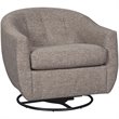Signature Design by Ashley Upshur Tufted Swivel Glider in Taupe