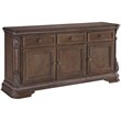Ashley Furniture Charmond Traditional Buffet in Dark Brown and Glazed White