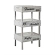 Signature Design by Ashley Yulton Storage Rack in Antique White