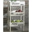 Signature Design by Ashley Yulton Storage Rack in Antique White