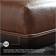 Signature Design by Ashley Sidewinder Faux Leather Tufted Accent Chair in Brown