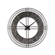 Signature Design by Ashley Ana Sofia Metal Wall Clock in Antique Gray
