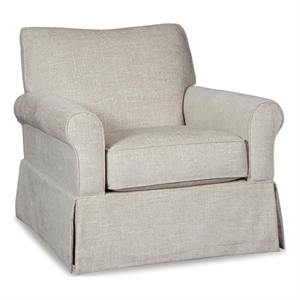 Signature Design by Ashley Searcy Swivel Glider in Quartz