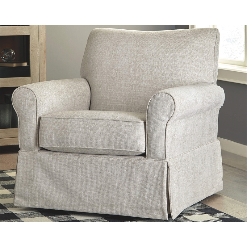 Signature Design by Ashley Searcy Swivel Glider in Quartz