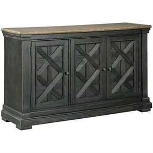ashley furniture tyler creek server in black and gray