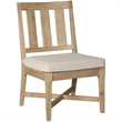 Ashley Furniture Clare View Patio Dining Side Chair in Beige (Set of 2)