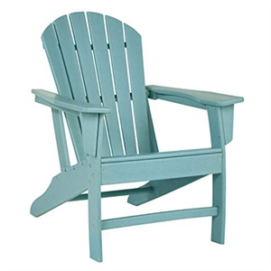 Signature Design by Ashley Sundown Treasure Adirondack Chair in Turquoise