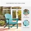 Signature Design by Ashley Sundown Treasure Adirondack Chair in Turquoise