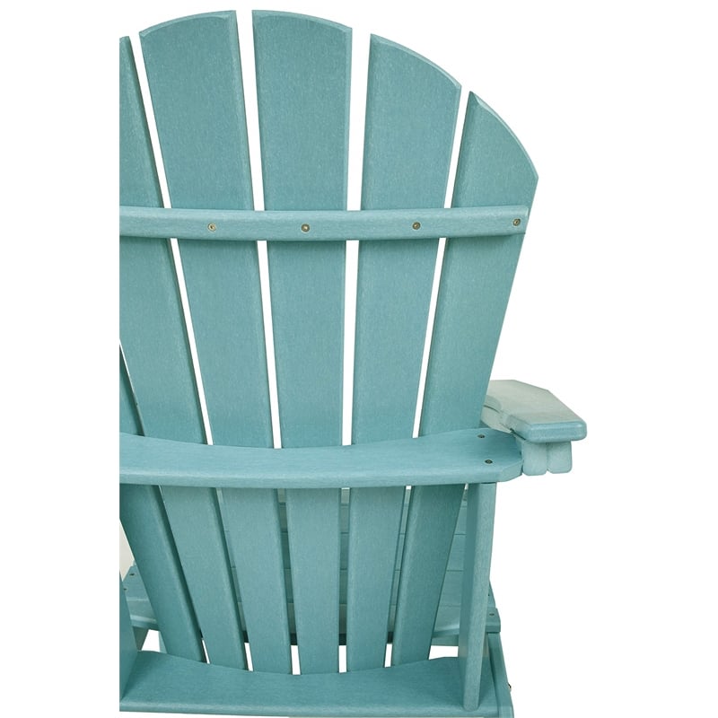 Signature Design by Ashley Sundown Treasure Adirondack Chair in Turquoise
