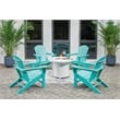 Signature Design by Ashley Sundown Treasure Adirondack Chair in Turquoise