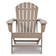 Signature Design by Ashley Sundown Treasure Adirondack Chair in Grayish Brown