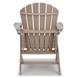 Signature Design by Ashley Sundown Treasure Adirondack Chair in Grayish Brown