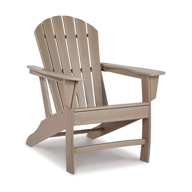 Signature Design by Ashley Sundown Treasure Adirondack Chair in Grayish Brown