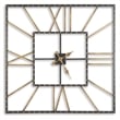 Signature Design by Ashley Thames Metal Wall Clock in Black and Gold