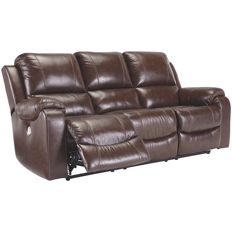 ashley furniture brown leather recliner