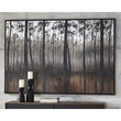Ashley Philyra Wrapped Canvas Wall Painting in Black and Orange