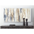 Signature Design by Ashley Joely Wrapped Canvas Wall Painting in Blue and Tan