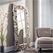 Ashley Lucia Decorative Mirror in Antique Silver