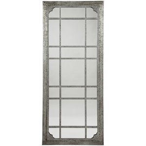 ashley remy decorative mirror in antique gray
