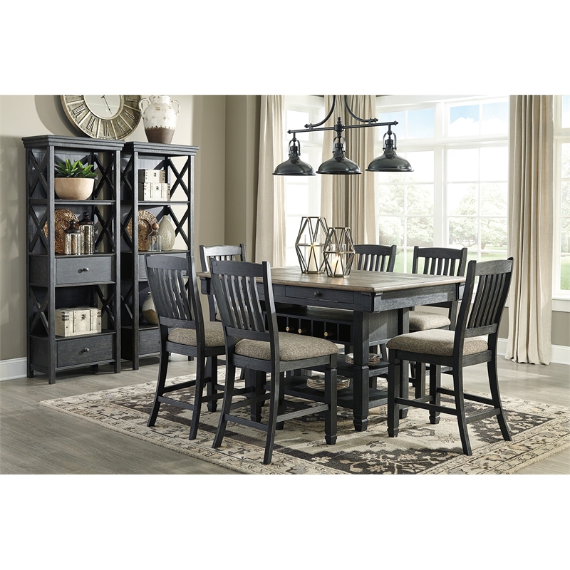 Signature Design by Ashley Tyler Creek 3 Shelf Bookcase in Black and Gray