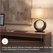 Ashley Furniture Saria Aluminum Table Lamp in Antique Silver