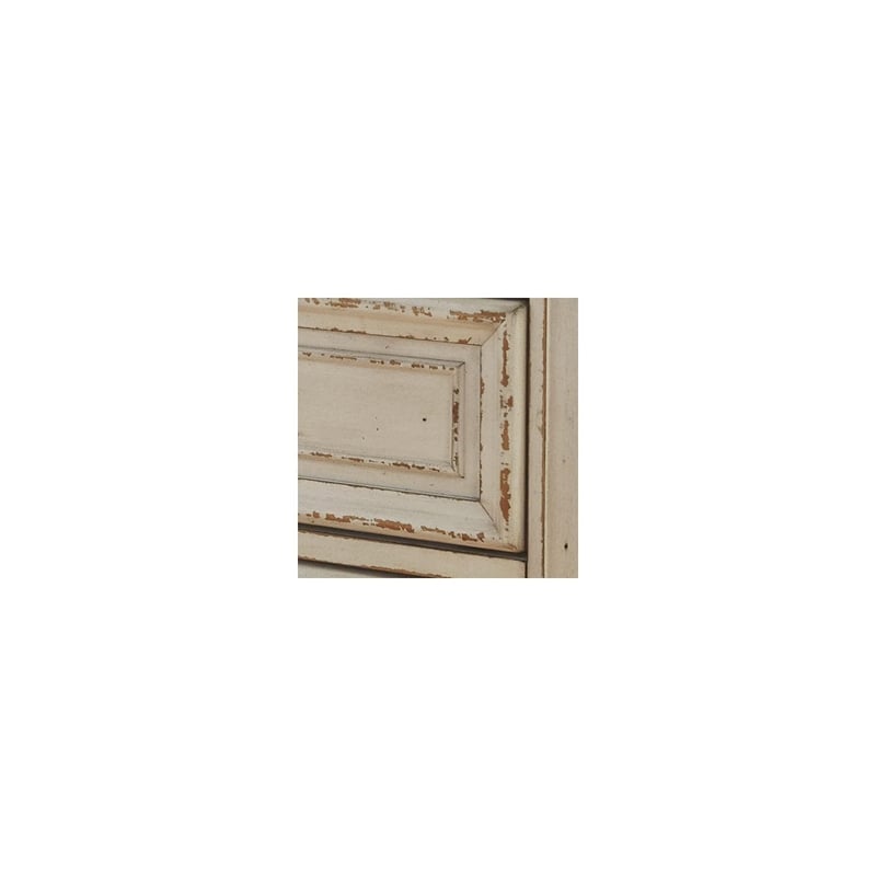 Ashley Furniture Realyn 3 Piece Bedroom Vanity Set in White and Brown