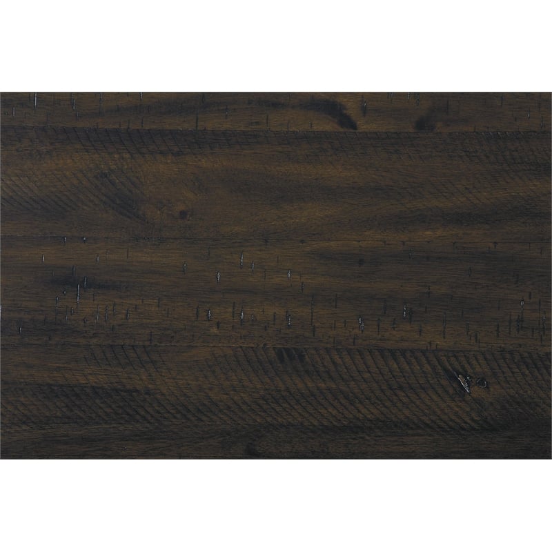 Ashley Furniture Rokane 7 Piece Dining Table Set in Brown