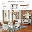 Signature Design by Ashley Valebeck 4 Door Server in White and Brown