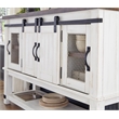 Signature Design by Ashley Valebeck 4 Door Server in White and Brown