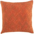 Ashley Dunford Jacquard Throw Pillow in Rust
