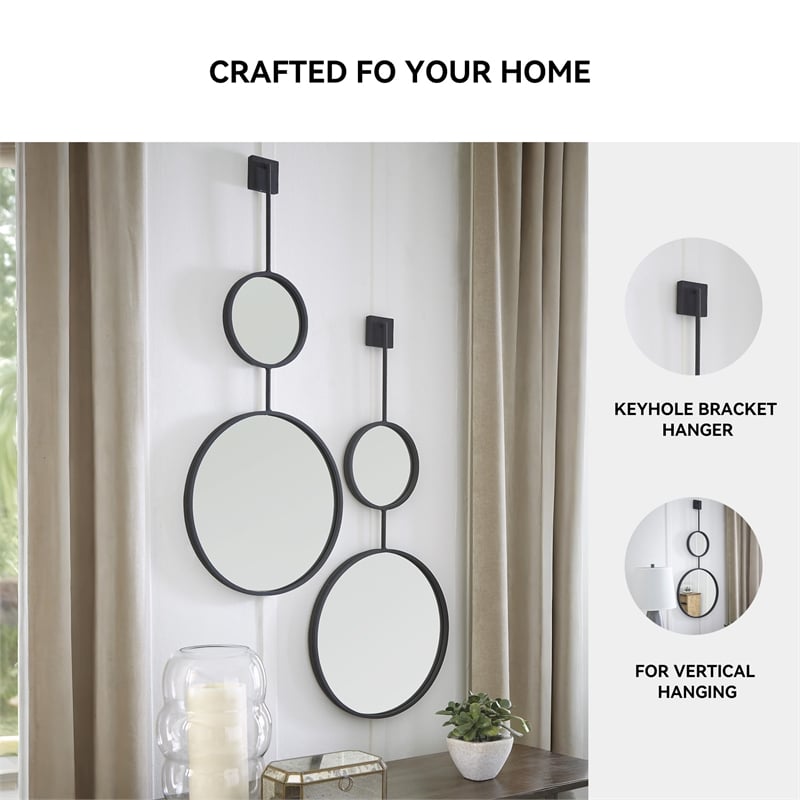 Ashley Brewer Decorative Mirror in Black